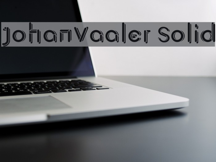 JohanVaaler Solid Font examples