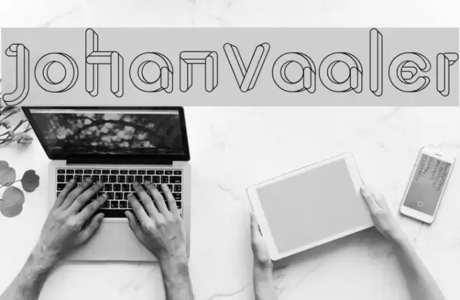 JohanVaaler Font examples