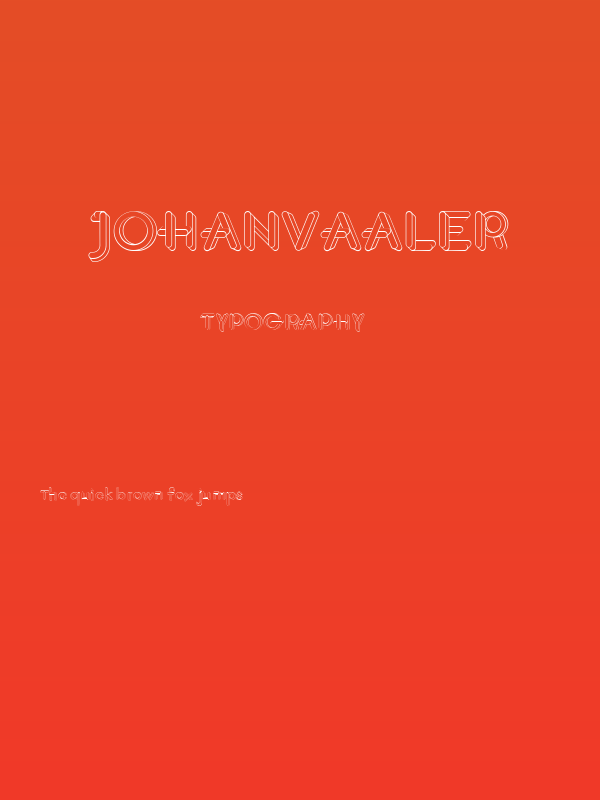 JohanVaaler Poster