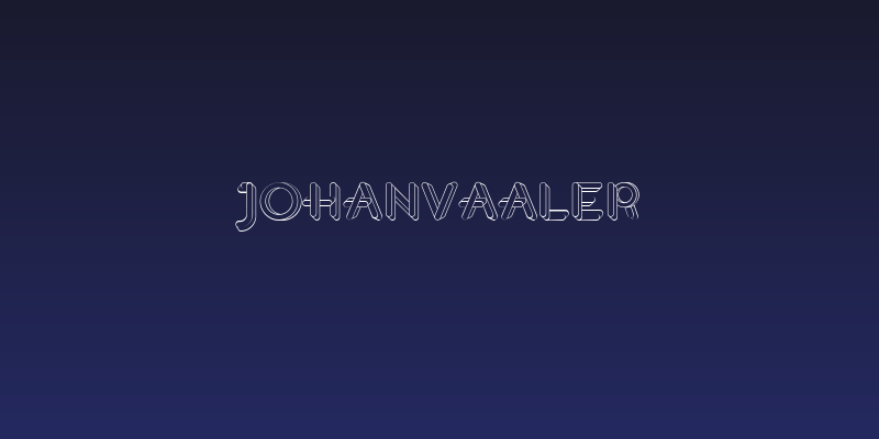 JohanVaaler Social Header