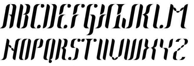 Johanna Italic Font Litere mari