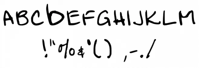 Johanna The Architect H Regular フォント その他の文字