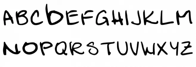 Johanna The Architect H Regular フォント 大文字