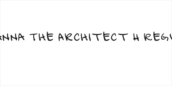 Johanna The Architect H Regular Logo