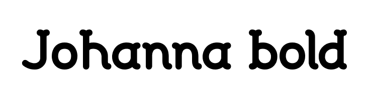 Johanna bold Font