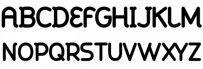 Johanna bold Font UPPERCASE