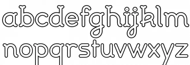 Johanna light خط أحرف صغيرة