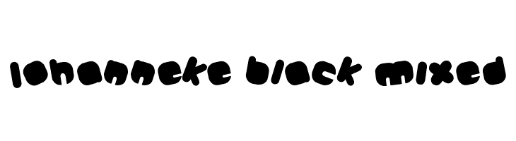 Johanneke Black Mixed  Free Fonts Download