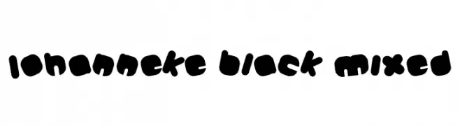 Johanneke Black Mixed  baixar fontes gratis