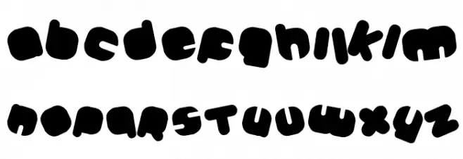 Johanneke Black Mixed फ़ॉन्ट लोअरकेस