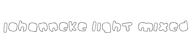 Johanneke Light Mixed Font