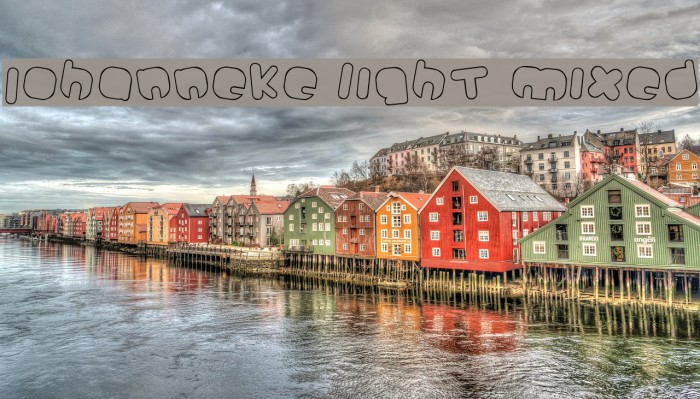 Johanneke Light Mixed Font examples