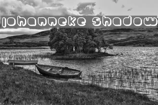 Johanneke Shadow Font examples