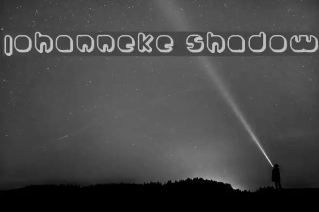 Johanneke Shadow Font examples