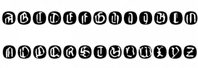 JohannesGLastTraces Schriftart Groß