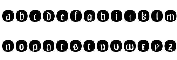 JohannesGLastTraces Font LOWERCASE