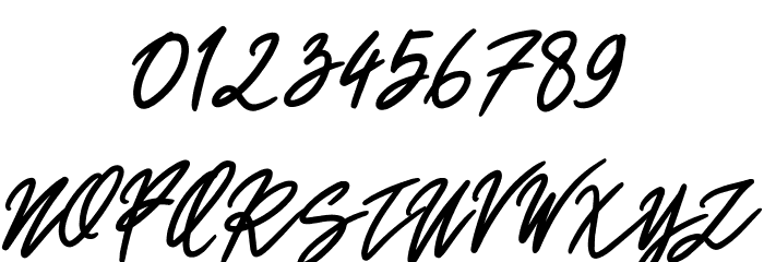 John Bold Font OTHER CHARS