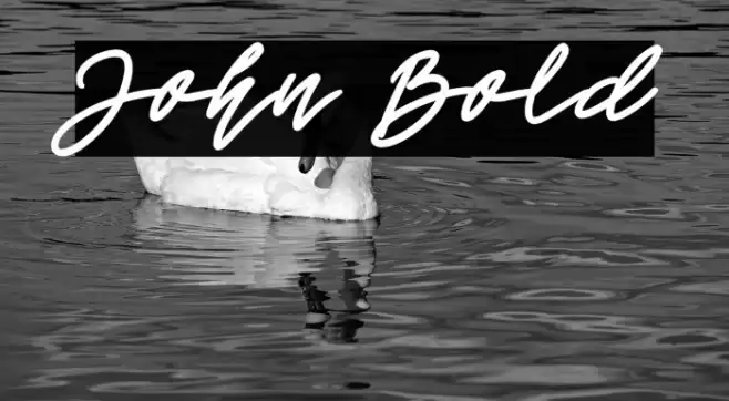 John Bold Шрифта examples