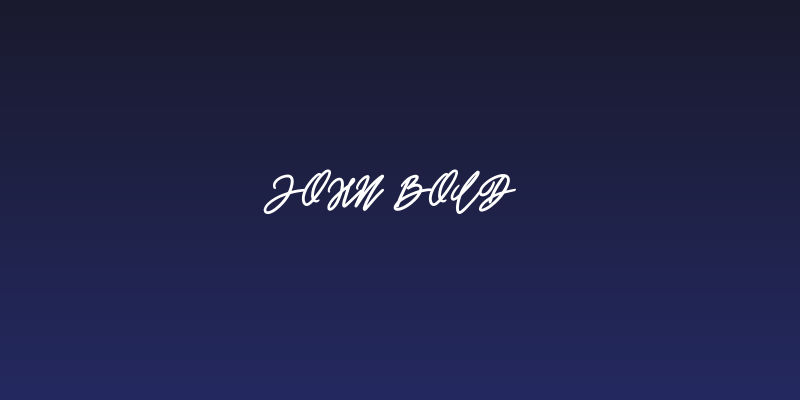 John Bold Social Header