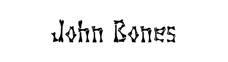 John Bones  Descarca Fonturi Gratis