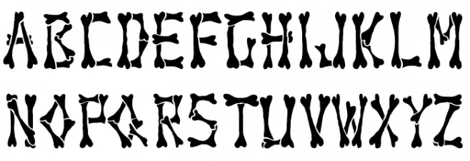 John Bones Font Litere mari