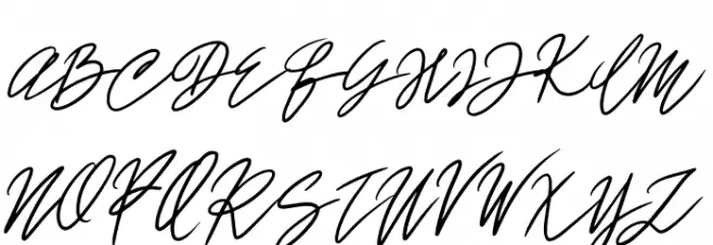 John Bulgarry Schriftart Groß