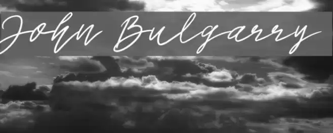 John Bulgarry Шрифта examples
