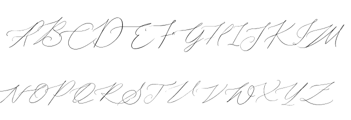 John Davidson Demo Schriftart Anderer Schreiben