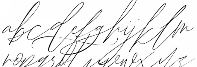 John Davidson Demo Schriftart Kleinbuchstaben