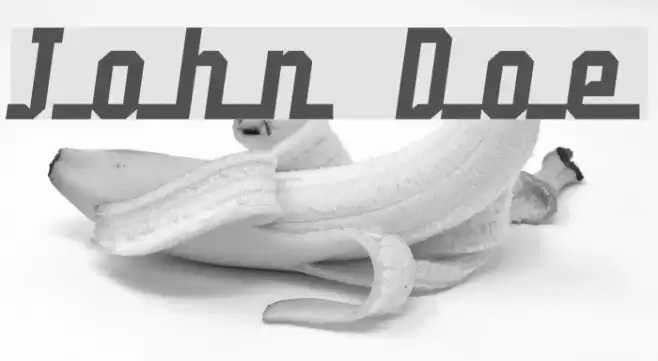 John Doe Font examples