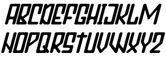 John Mike Demo Italic Schriftart Groß