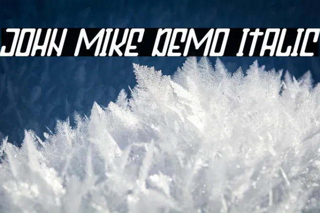 John Mike Demo Italic Example 1
