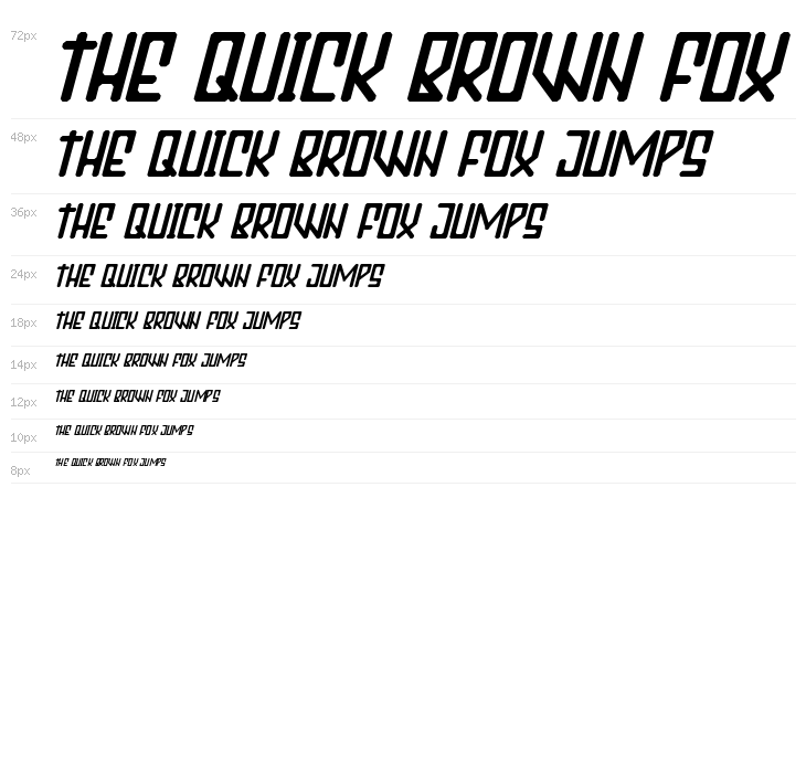 John Mike Demo Italic Waterfall