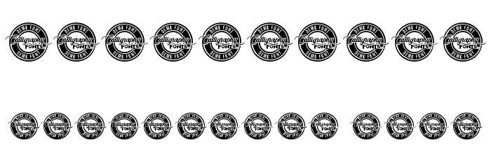 John Mike Demo Outline Font OTHER CHARS
