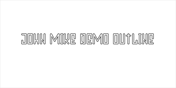 John Mike Demo Outline Logo