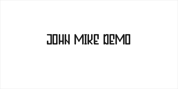 John Mike Demo Logo