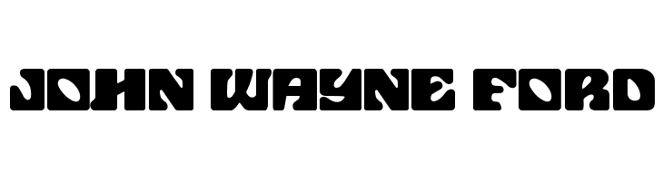 John Wayne Ford  font caratteri gratis