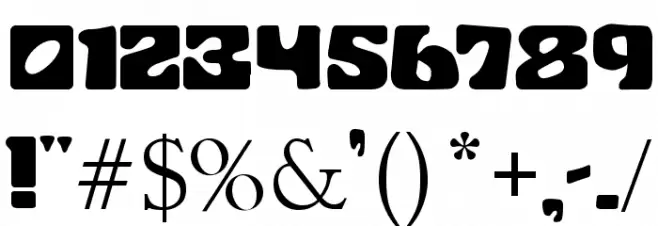 John Wayne Ford Font OTHER CHARS