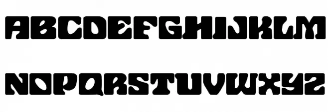 John Wayne Ford 字体 小写