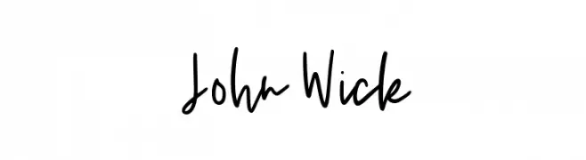 John Wick  Frei Schriftart Herunterladen