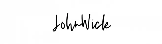 John Wick  नि: शुल्क फ़ॉन्ट्स डाउनलोड