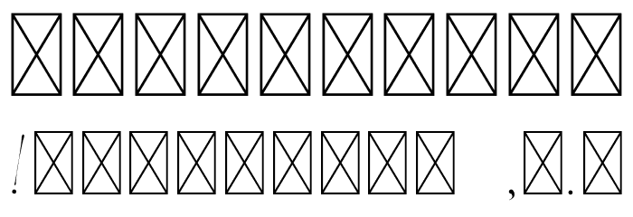 JohnAsttern - Demo Font OTHER CHARS