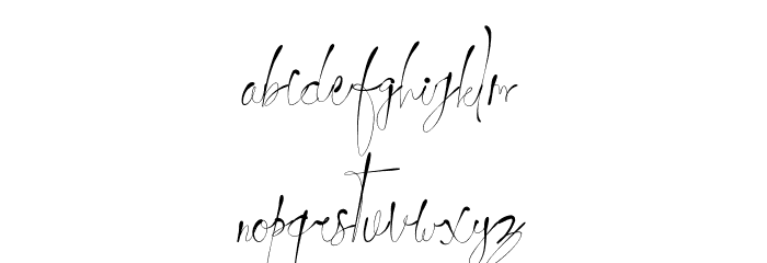 JohnAsttern - Demo Font LOWERCASE