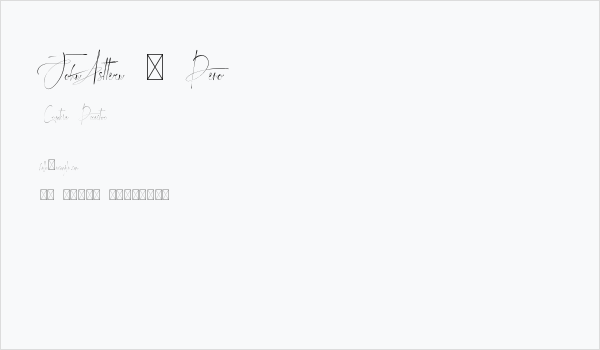 JohnAsttern - Demo Business Card