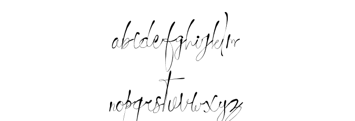 JohnAsttern - Demo Font LOWERCASE