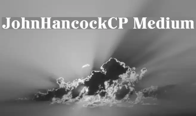 JohnHancockCP Medium Fuentes examples