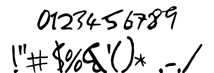 JohnLennon Font OTHER CHARS