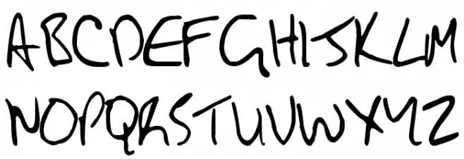 JohnLennon 字体 大写