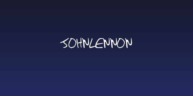 JohnLennon Social Header