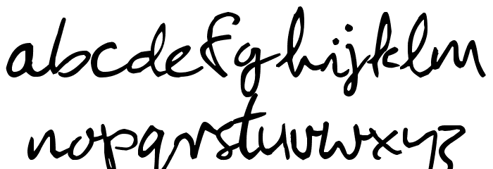 JohnLennon Font LOWERCASE